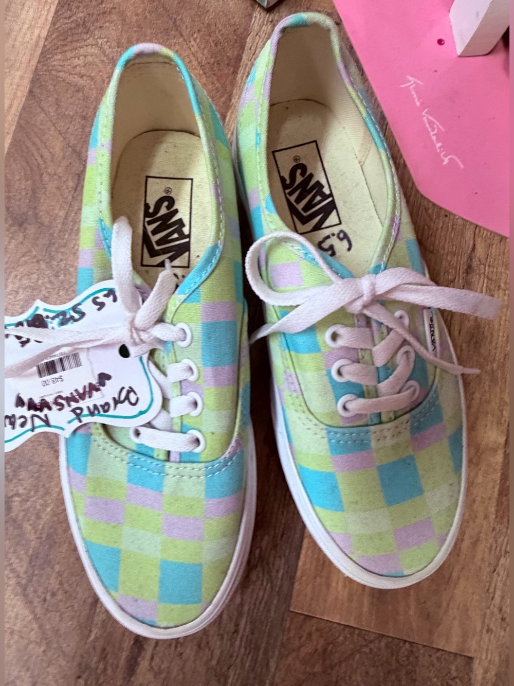 Vans Authentic Stackform "Pastel Picnic" Womens 1.5 Inch Platform Sneakers